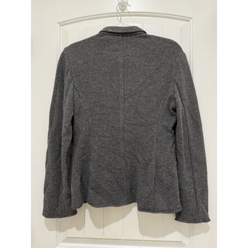 VTG Miu Miu Wool Casual Blazer Gray Sz 42 Jacket Italy Minimalist *READ! - Picture 2 of 14